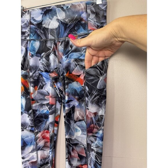 Lululemon Fast Free HR Tight 25" Floral Leggings Size 4 Gym Running Pockets - Picture 5 of 11